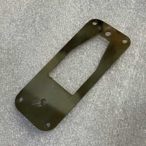 Brass Plate for Strat Jack Plate for Alligator Strat - Brass