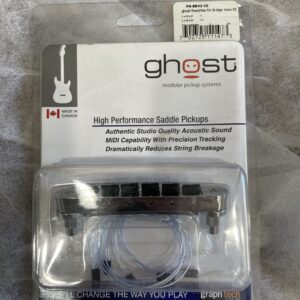 Graph Tech Ghost ResoMax NV Bridge 4mm SS - Piezo Saddles