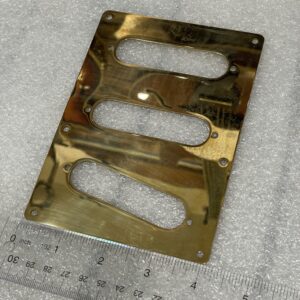Silverlake Guitars Brass Triple Single Coil Mounting Plate for Wolf Guitar