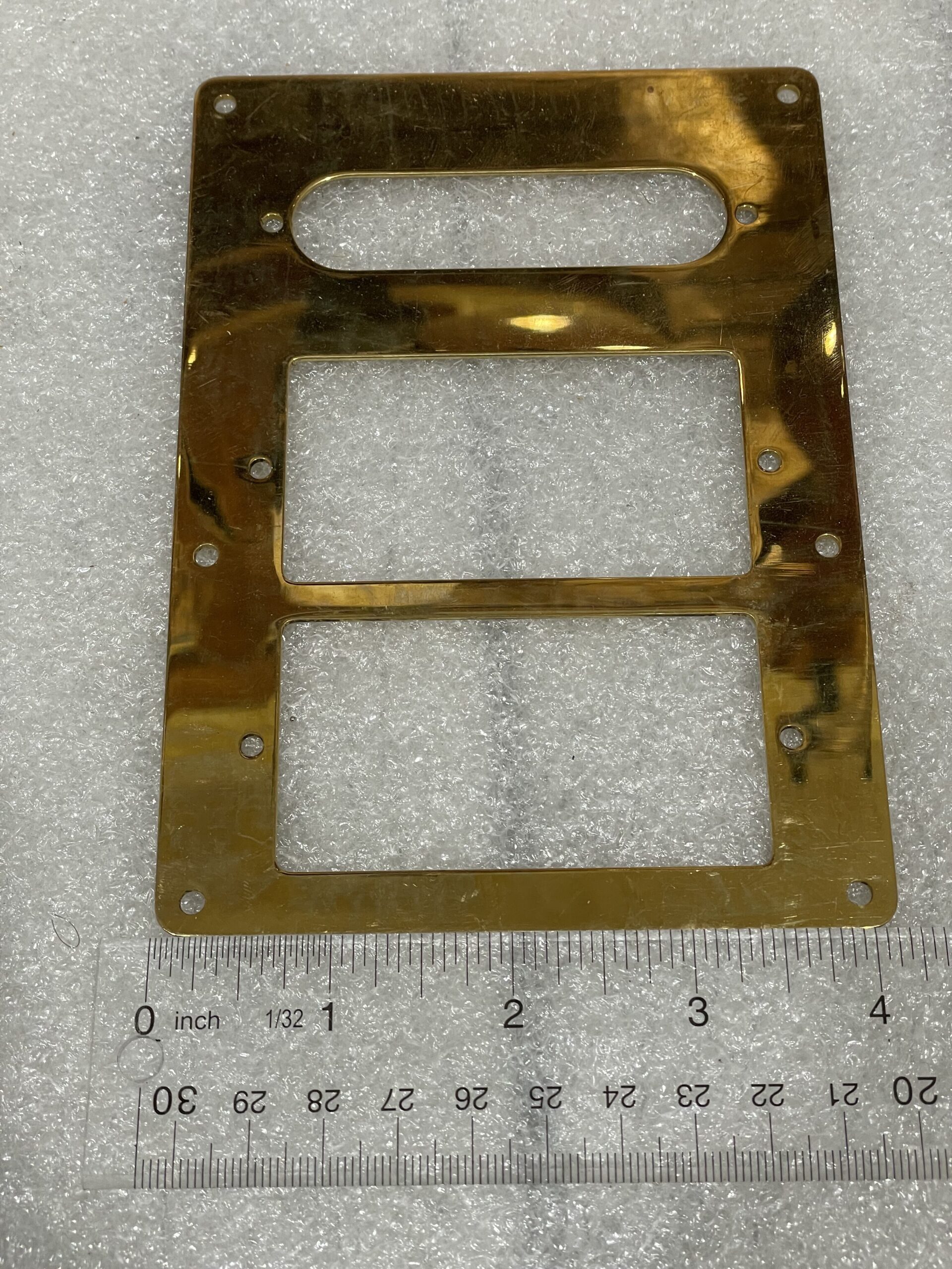 Silverlake Single, Humbucker, Humbucker Brass Mounting Plate for Wolf and Tiger Guitar